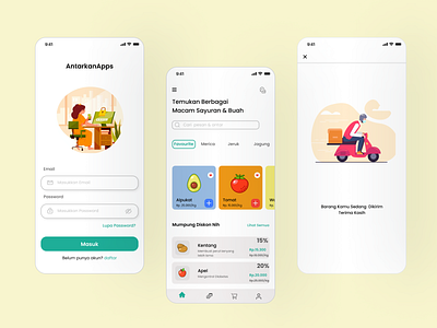 Antarkan Application design android aplication app branding design device figma illustration inspiration ios popular ui ux