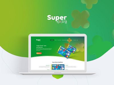 Landing Page Design for SuperExtra card