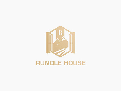 Rundle House Logo Concept apartament design logo mark modern
