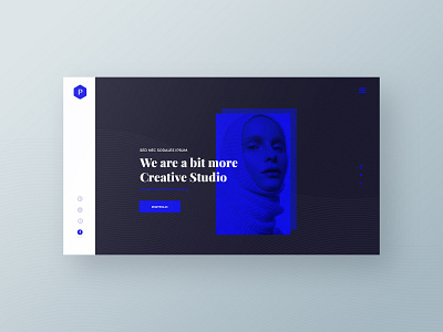 Portfel creative agency creative studio modern portfolio typography ui ux web design