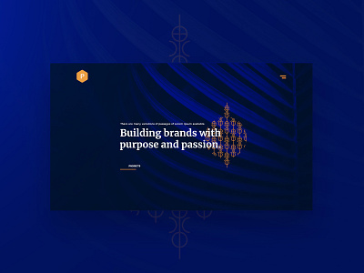 Portfel branding creative agency creative studio modern template typography ui ux web web design