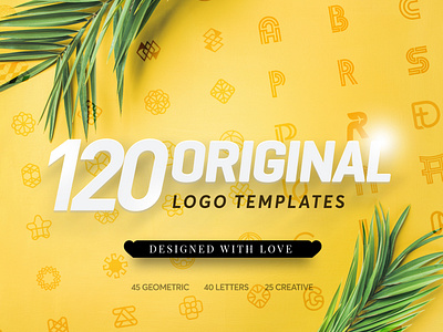 120 Original Logo Templates branding creative design geometic letters logo logodesign logotype minimalist minimalist logo modern