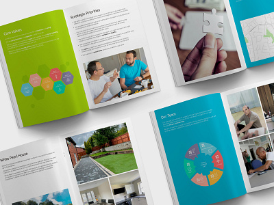 Branding for White Pearl Care branding brochure design layout minimal
