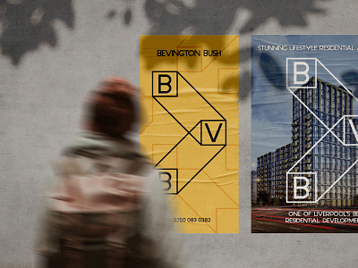 Bevington Bush - Property Visual Identity architecture billboard development identity poster property branding property logo visual identity