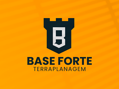 Base Forte Terraplanagem brand logo strong terraplanagem