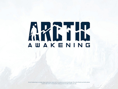 Arctic Awakening logo adventure arctic game mountain player survive