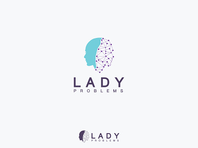 Lady Problems logo business consulting logo problems tech