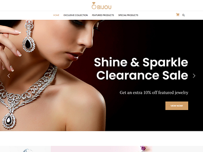 Jewellery Ecommerce Landing