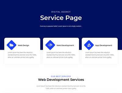 Service Page (WordPress) ecommerce ecommerce website landing page sales page squeeze page woocommerce wordpress website