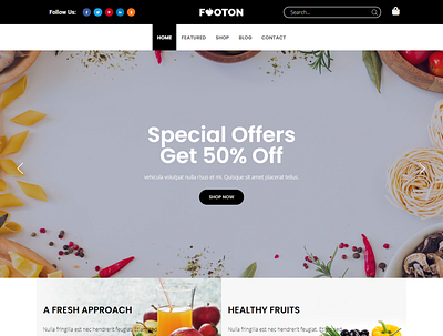 Fruit Ecommerce Website ecommerce ecommerce website elementor pro landing page woocommerce wordpress website