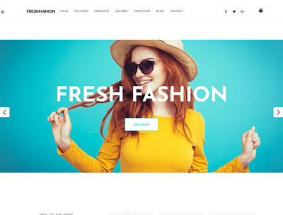 Fresh Fashion Ecommerce Landing Page ecommerce ecommerce website elementor pro landing page sales page squeeze page woocommerce wordpress website