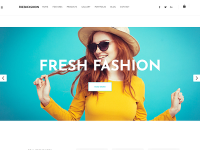 Fresh Fashion Ecommerce Landing Page