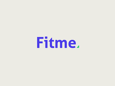 Fitme logo fitness food green health logo me personal purple