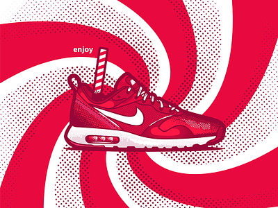 Nike cocacola enjoy nike red shoes sneakers stickers tavas thea