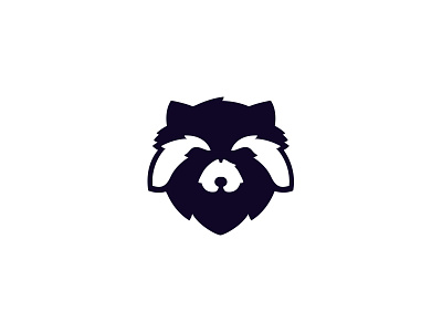 Logo logo raccoon rebound