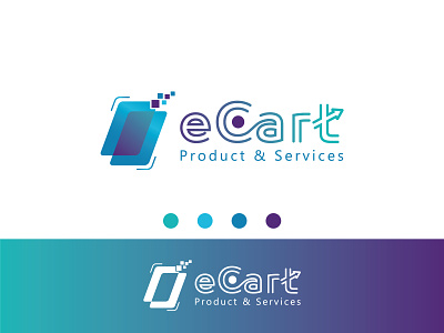 eCart Logo almaghriby brand branding camera cart character designer illustrator iphone logo oman products services typography