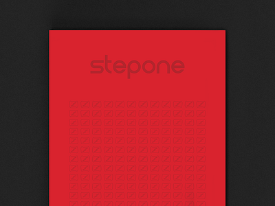 Type & Pattern Stepone app brand identity logo logotype mark product startup symbol virtual reality vr
