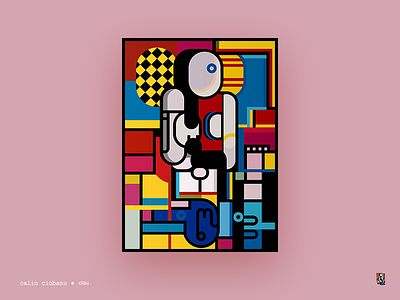If Picasso had Illustrator color cubism illustration minimalism poster