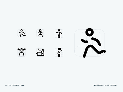 Fitness - iconography food health iconography icons lifting man nutrition pregnant run sport weight woman