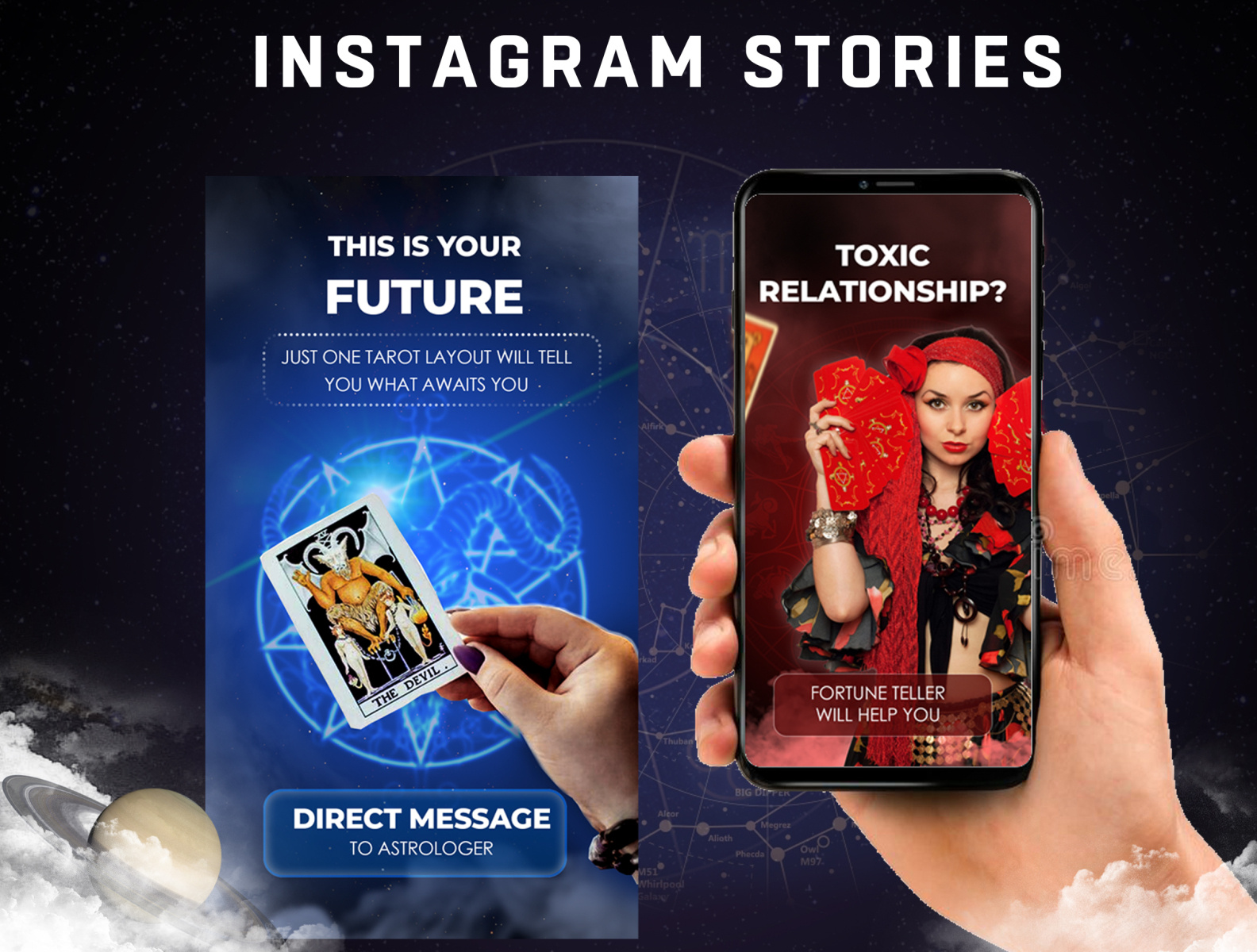 Instagram stories for fortuna tellers by Cosmodesign Lab on Dribbble