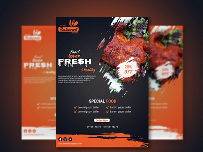 RESTAURANT FLYER DESIGN