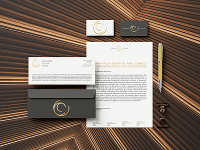 Modern Hotel Branding branding agency branding design clean corporate branding corporate business card corporate design corporate identity design graphicdesign hotel branding hotel logo logo minimal art minimal design minimal logo modern