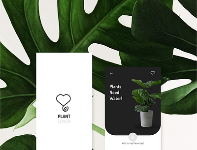 Modern Plant Lover App Design branding branding agency branding design graphicdesign ui ui ux uidesign uiux ux uxui
