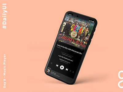 Daily UI challenge day 9: Music Player app dailyui dailyui 009 dailyuichallenge musicplayer