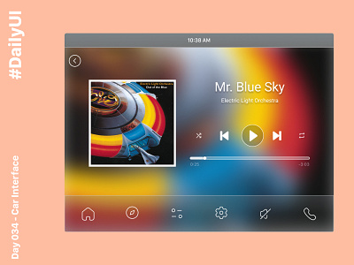 Daily UI Challenge day 34 - Car Interface dailyui dailyuichallenge