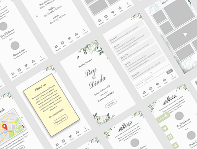 undangan online branding design landing page ui ux web wedding card wedding design wedding invitation