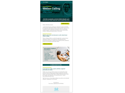 Newsletter: promo cisco brand branding design graphic design html mail mailing newsletter photoshop typography vector