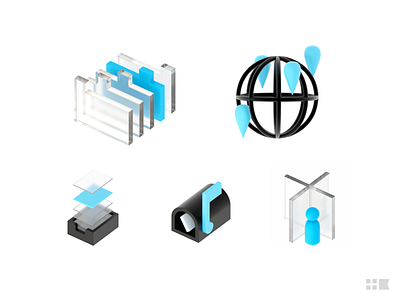 Linkedin icon illustrations