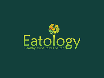 Eatology brand food fresh logo logotype mark organic plants
