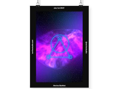 SUBMIT. abstract design illustrator modern modern art modernism neon neon colors photoshop poster poster a day poster design space space art visual art visual artist