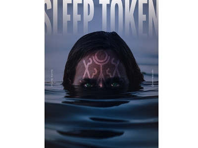 Sleep Token abstract art director design graphic design modern art music poster photoshop poster poster design sleep token type typogaphy visual art visual artist