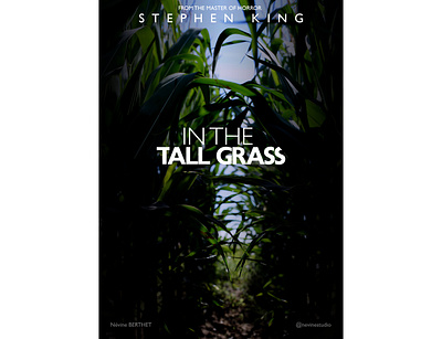 In The Tall Grass abstract creative design film film poster horror horror film movie movie poster movies photo edit photo manipulation photo montage photoshop poster stephen king typogaphy typographic visual art