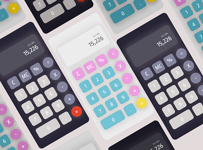 Calculator calculator daily dailyui design graphic design ui ux