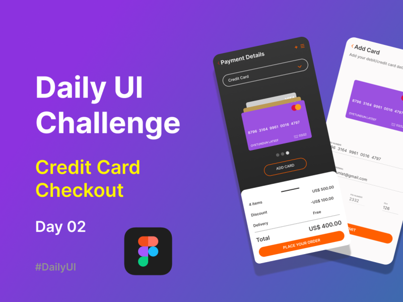 Day 02 My Daily UI by Oyetundun Abdulateef on Dribbble