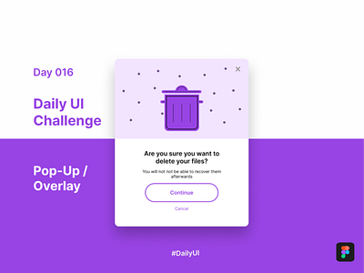 Day 016 Daily UI Challenge (Pop-Up/Overlay)