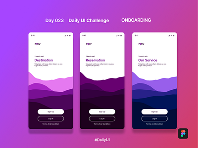 Day 023 Daily UI Challenge (ONBOARDING) app design produc ui ux vector