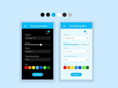 Daily UI - Day 7 - Settings design typography ui ui ux uidesign uiux ux web webdesig website