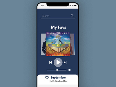 Daily UI - Day 09 - Music Player design interactiondesign ui ui ux uidesign uiux uxdesign webdesign