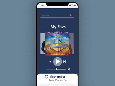 Daily UI - Day 09 - Music Player