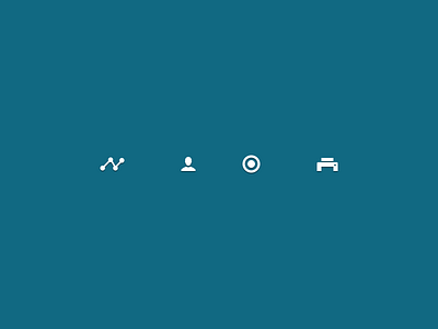 web app menu icons