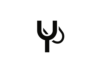Slingshot Logo design flat icon logo minimal simple slingshot