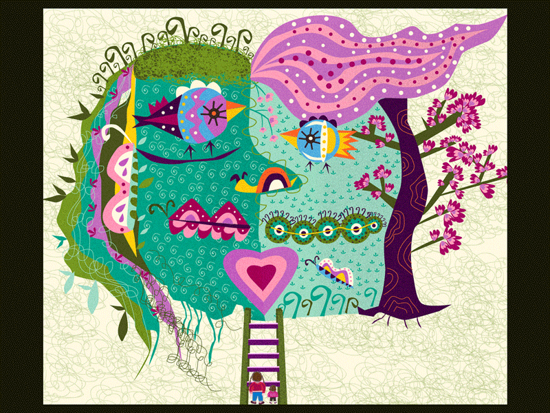 Dream forest design dream forest dream forest illustration