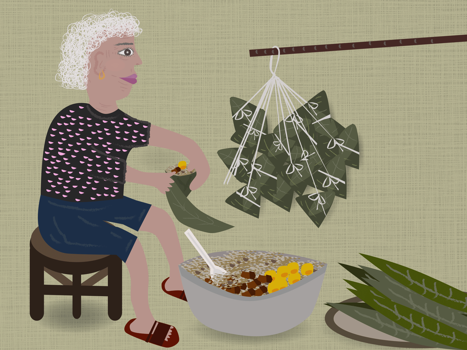 Dear grandma gif grandmother illustration