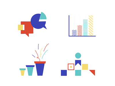 Values Illustrations branding chart customer data database dataviz design grow growth illustration
