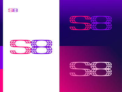 S8 branding design gradient icon identity illustration logo logo design logofolio logomark logotype portfolio