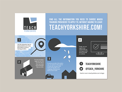 Teaching Flier design flier house illustration location pamphlet squares teach